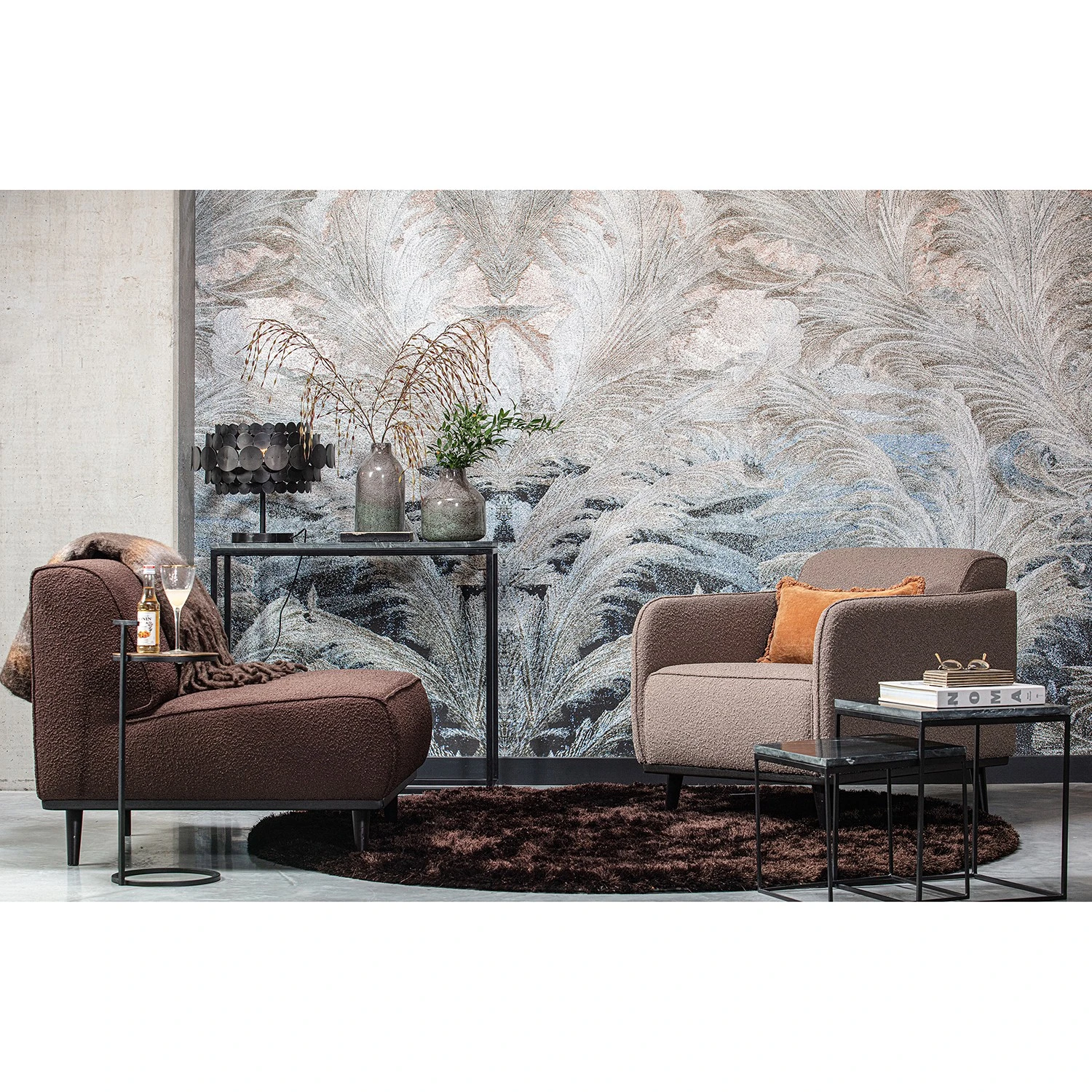 Red Living Konsolentisch Wida - Marmor / Metall - Marmor Schwarz / Schwarz 2 Red Living Konsolentisch Wida - Marmor / Metall - Marmor Schwarz / Schwarz – Bild 2