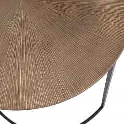 Red Living Beistelltisch Rooster (2er-Set) - Metall - Messing / Schwarz -Wohnzimmermöbel boutique en ligne 1000345809 220428 040 DETAILS P000000001000345809