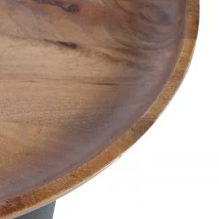 Red Living Beistelltisch Sethos I - Mango massiv / Metall - Mango / Schwarz -Wohnzimmermöbel boutique en ligne 1000345812 220428 040 DETAILS P000000001000345812