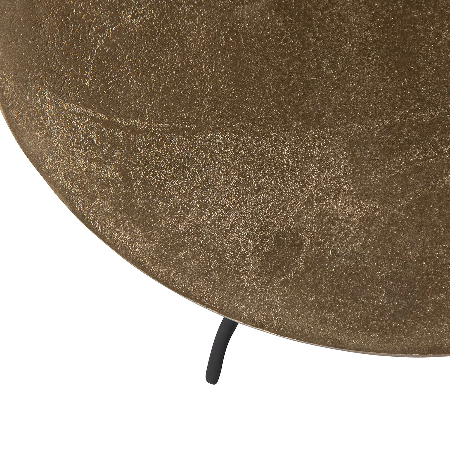 Red Living Beistelltisch Zerano - Metall - Messing / Schwarz 2 Red Living Beistelltisch Zerano - Metall - Messing / Schwarz – Bild 2