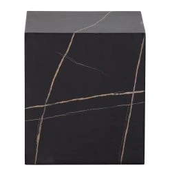 Red Living Beistelltisch Uravan - Marmor Schwarz Dekor -Wohnzimmermöbel boutique en ligne 1000345824 220428 030 DETAILS P000000001000345824