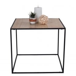 Red Living Couchtisch Talisay - Echtholzfurnier / Metall - Paulownia / Schwarz -Wohnzimmermöbel boutique en ligne 1000345889 220428 030 DETAILS P000000001000345889