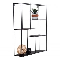 Red Living Wandregal Tampa II - Metall - Schwarz -Wohnzimmermöbel boutique en ligne 1000345890 220428 040 DETAILS P000000001000345890