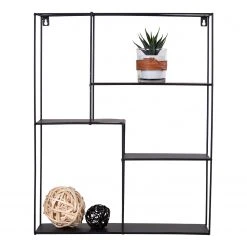 Red Living Wandregal Tampa II - Metall - Schwarz -Wohnzimmermöbel boutique en ligne 1000345890 220428 050 DETAILS P000000001000345890