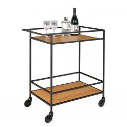 Red Living Servierwagen Arette - Eiche Dekor / Schwarz 11 Red Living Servierwagen Arette - Eiche Dekor / Schwarz -Wohnzimmermöbel boutique en ligne 1000345904 220428 040 DETAILS P000000001000345904