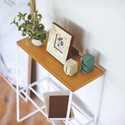 Beistelltisch Tosca - Esche massiv / Metall - Esche / Weiß -Wohnzimmermöbel boutique en ligne 1000347247 220505 033 DETAILS P000000001000347247