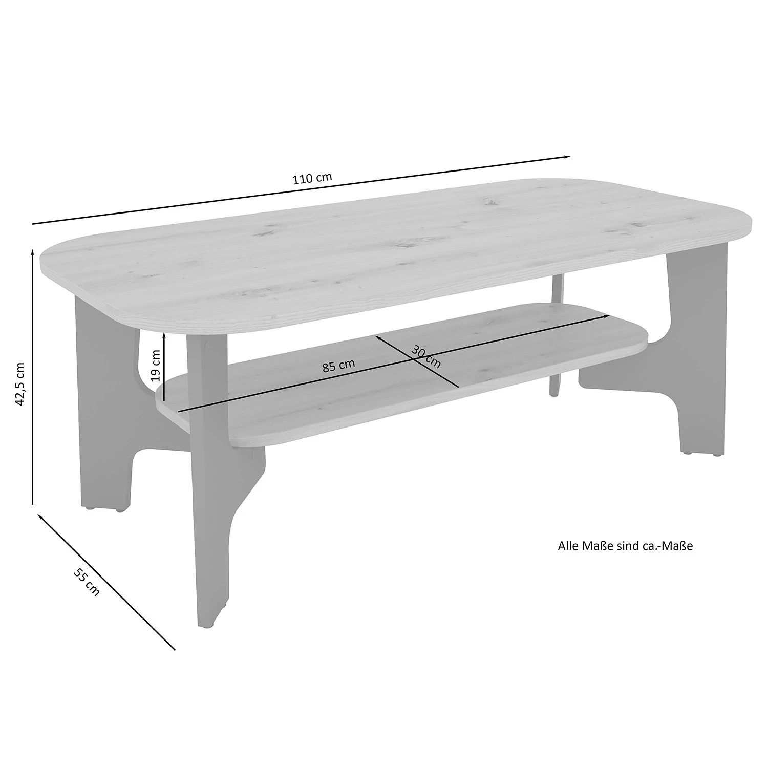 Loftscape Couchtisch Jastrebarsko I - Altholz Dekor 6 Loftscape Couchtisch Jastrebarsko I - Altholz Dekor – Bild 6