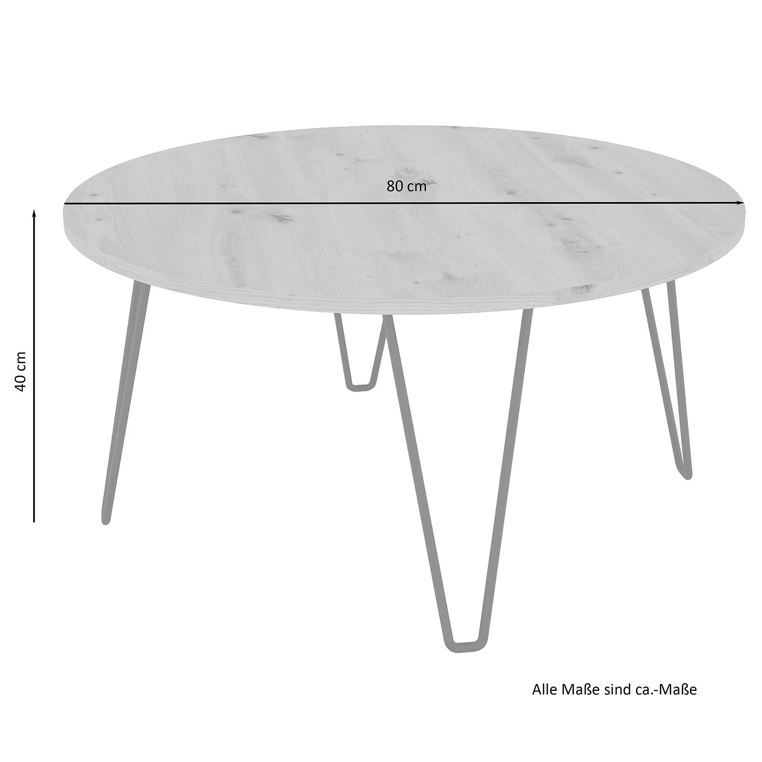 Loftscape Couchtisch Osorno II - Eiche Dekor 6 Loftscape Couchtisch Osorno II - Eiche Dekor – Bild 6