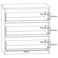Loftscape Kommode Optima III - Matt Weiß 7 Loftscape Kommode Optima III - Matt Weiß -Wohnzimmermöbel boutique en ligne 1000348077 220603 501 SKETCH DETAILS P000000001000348077 sketch