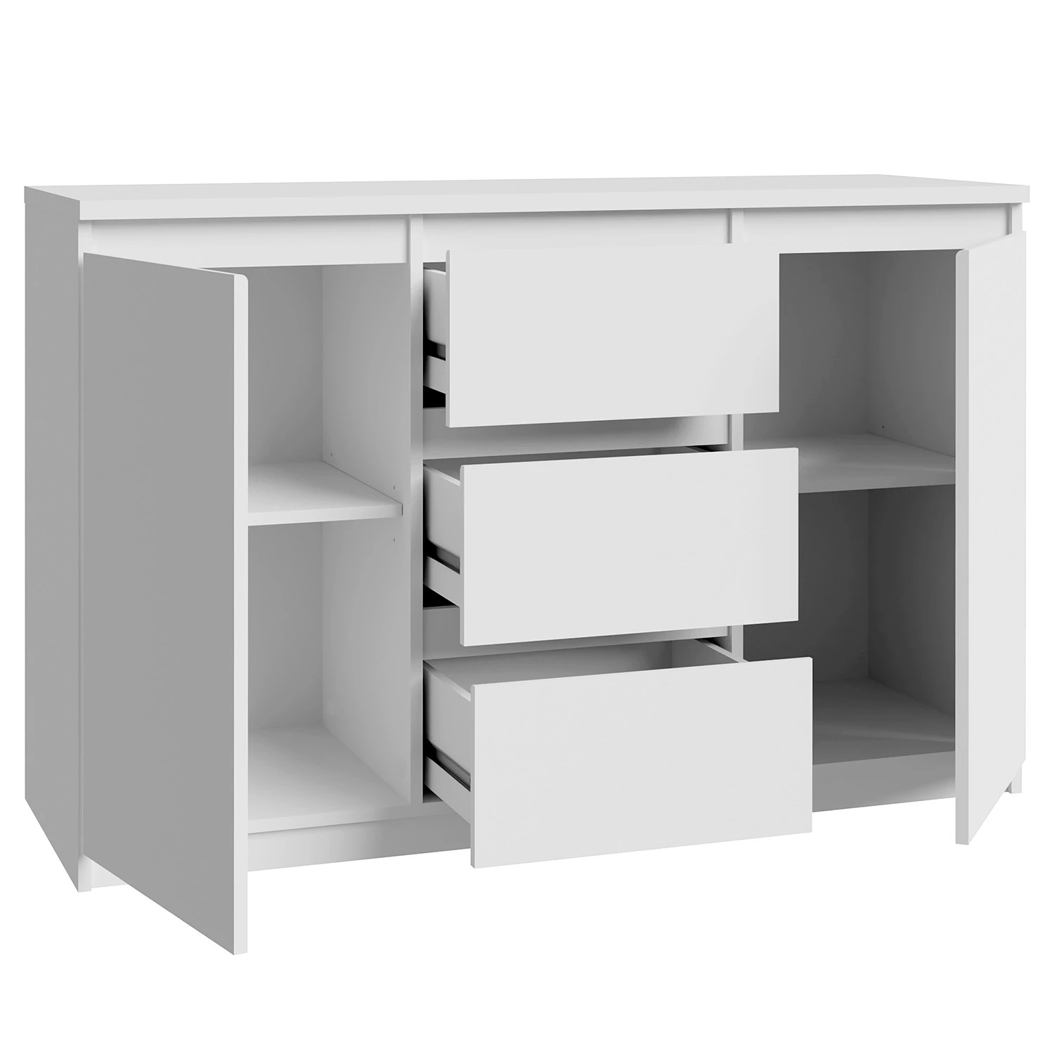 Loftscape Kommode Optima V - Matt Weiß 2 Loftscape Kommode Optima V - Matt Weiß – Bild 2