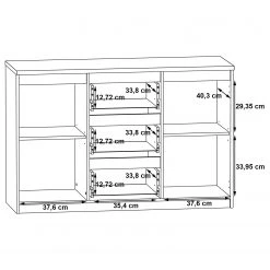 Loftscape Kommode Optima V - Matt Weiß 7 Loftscape Kommode Optima V - Matt Weiß -Wohnzimmermöbel boutique en ligne 1000348092 220603 501 SKETCH DETAILS P000000001000348092 sketch