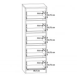 Loftscape Kommode Optima VI - Matt Weiß 7 Loftscape Kommode Optima VI - Matt Weiß -Wohnzimmermöbel boutique en ligne 1000348094 220603 501 SKETCH DETAILS P000000001000348094 sketch