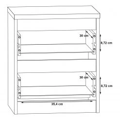Loftscape Kommode Optima I - Matt Weiß 7 Loftscape Kommode Optima I - Matt Weiß -Wohnzimmermöbel boutique en ligne 1000348096 220603 501 SKETCH DETAILS P000000001000348096 sketch