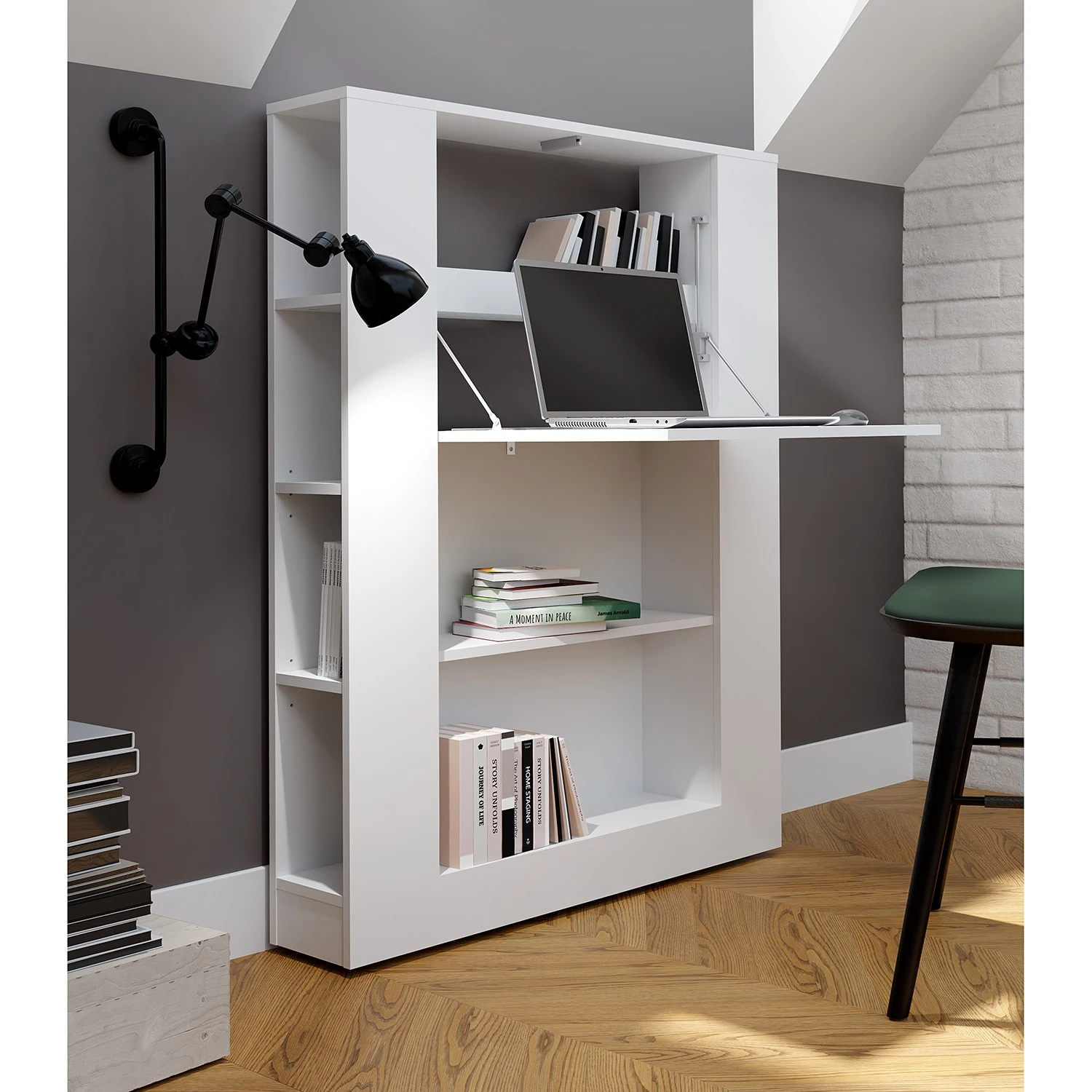 Fredriks Sekretär Warner - Weiß 2 Fredriks Sekretär Warner - Weiß – Bild 2