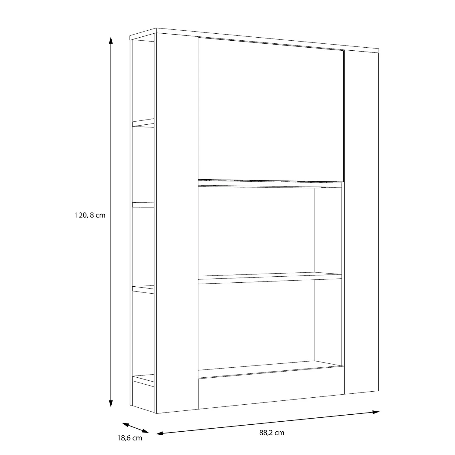 Fredriks Sekretär Warner - Weiß 7 Fredriks Sekretär Warner - Weiß – Bild 7