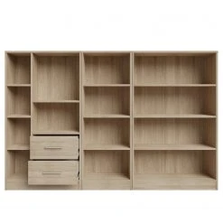 Fredriks Regalwand Wardell (3-teilig) - Eiche Sonoma Dekor 15 Fredriks Regalwand Wardell (3-teilig) - Eiche Sonoma Dekor -Wohnzimmermöbel boutique en ligne 1000348162 220505 034 DETAILS P000000001000348162