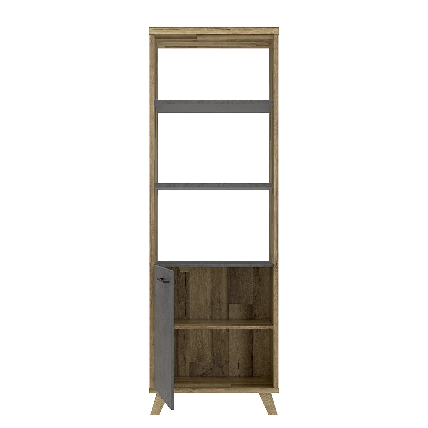 Fredriks Büroregal Winster - Asteiche Dekor / Beton Dekor 4 Fredriks Büroregal Winster - Asteiche Dekor / Beton Dekor – Bild 4