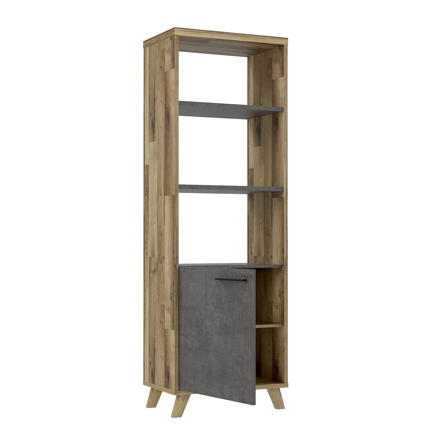 Fredriks Büroregal Winster - Asteiche Dekor / Beton Dekor 5 Fredriks Büroregal Winster - Asteiche Dekor / Beton Dekor – Bild 5