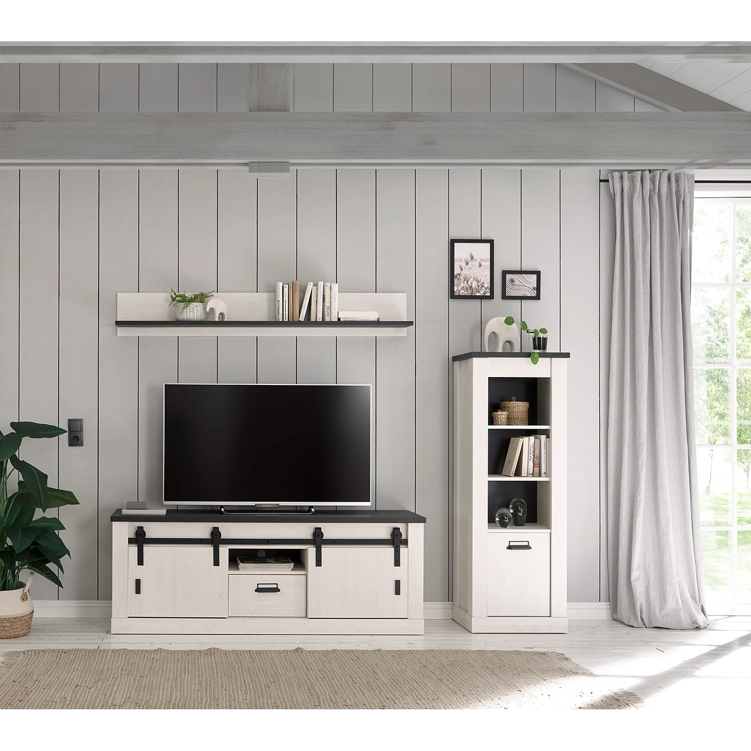 Ridgevalley Wandboard Shutter - Pinie Weiß Dekor 4 Ridgevalley Wandboard Shutter - Pinie Weiß Dekor – Bild 4