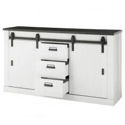 Ridgevalley Sideboard Shutter I - Pinie Weiß Dekor -Wohnzimmermöbel boutique en ligne 1000348674 220505 040 DETAILS P000000001000348674