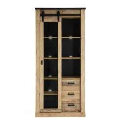 Ridgevalley Vitrinenschrank Shutter - Eiche Dekor -Wohnzimmermöbel boutique en ligne 1000348691 220505 040 DETAILS P000000001000348691