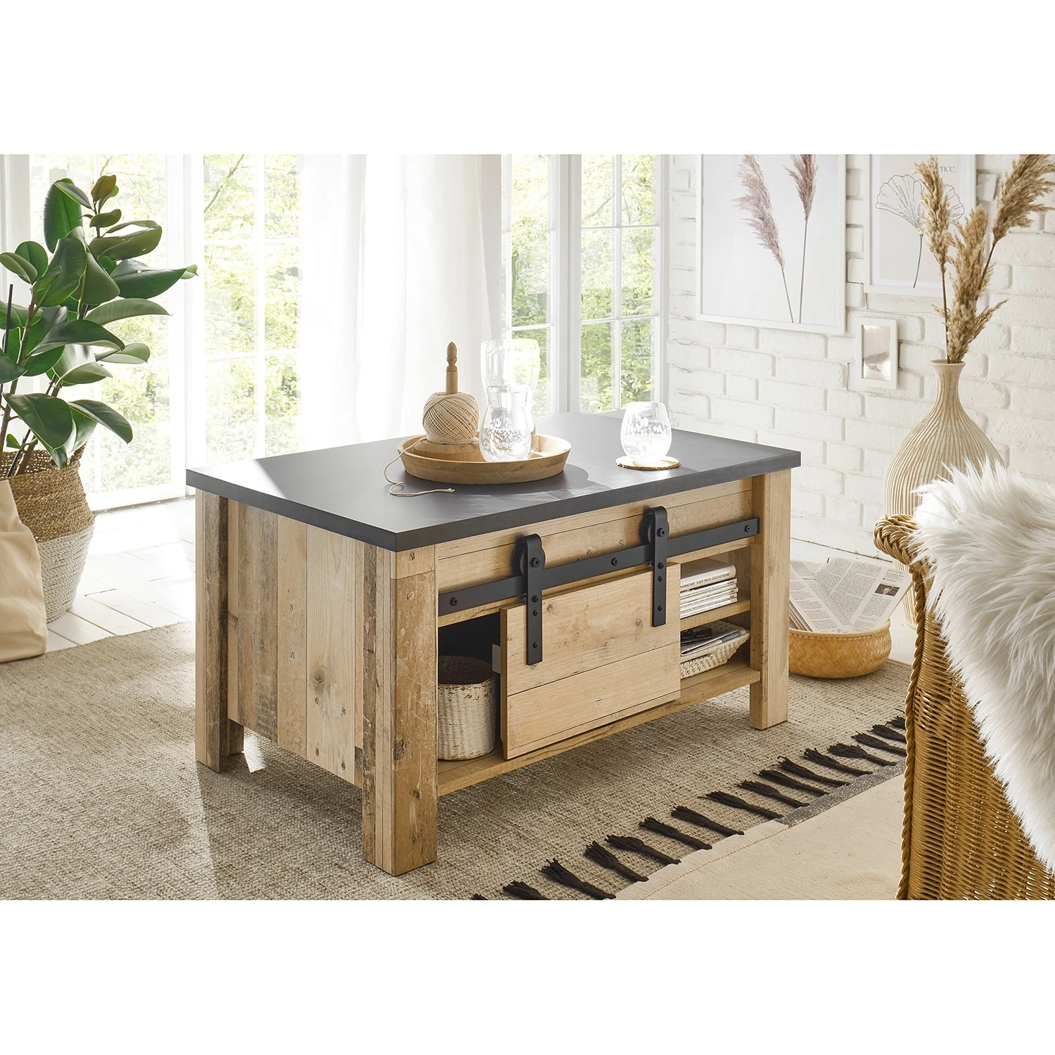 Ridgevalley Couchtisch Shutter - Eiche Dekor 2 Ridgevalley Couchtisch Shutter - Eiche Dekor – Bild 2