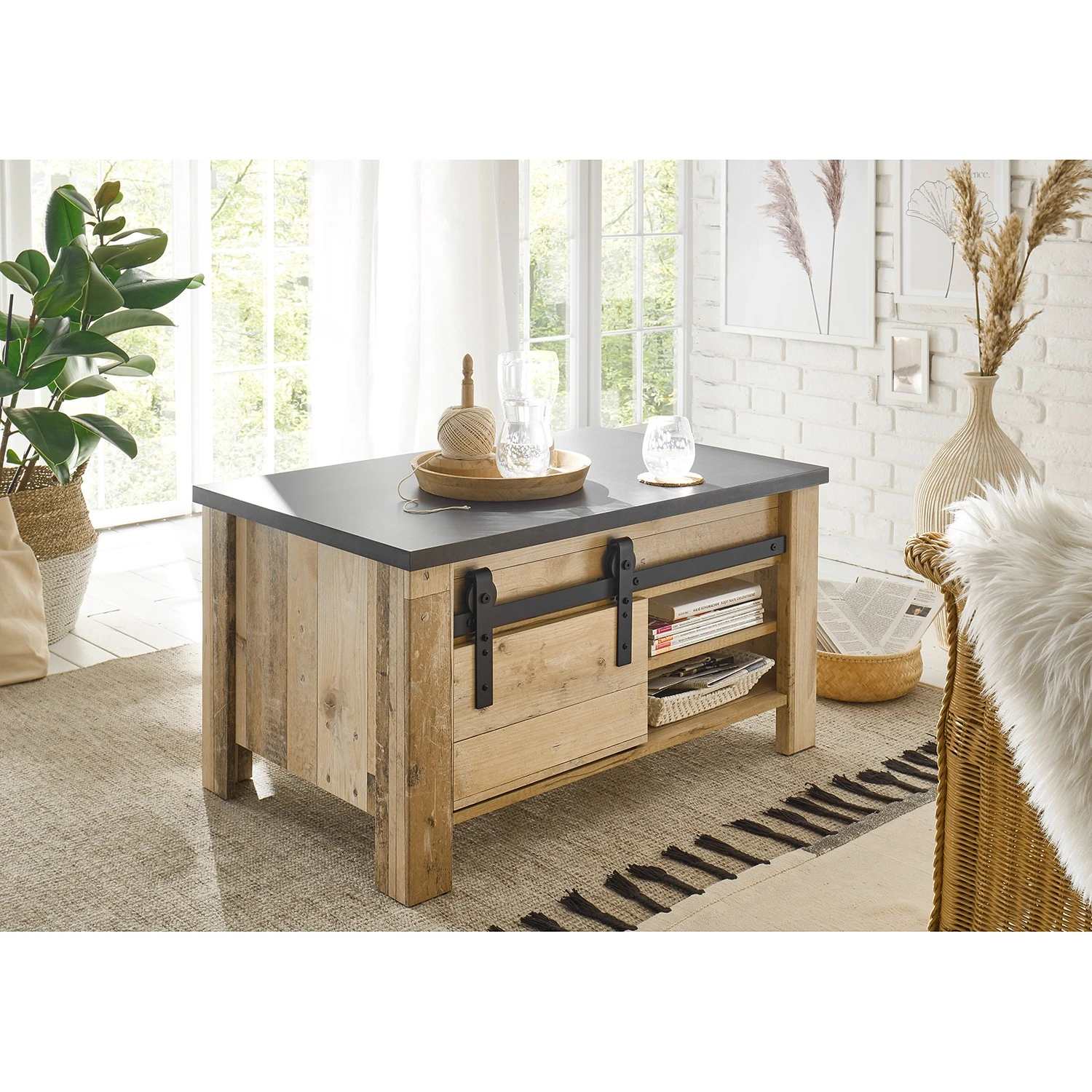 Ridgevalley Couchtisch Shutter - Eiche Dekor 3 Ridgevalley Couchtisch Shutter - Eiche Dekor – Bild 3