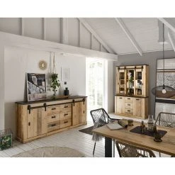 Ridgevalley Sideboard Shutter II - Eiche Dekor -Wohnzimmermöbel boutique en ligne 1000348708 220505 021 MOOD DETAILS P000000001000348708 mood