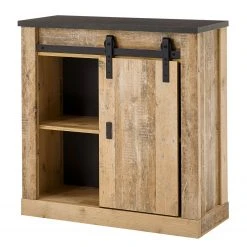 Ridgevalley Wohnwand Shutter III (4-teilig) - Eiche Dekor -Wohnzimmermöbel boutique en ligne 1000348724 220505 051 DETAILS P000000001000348724