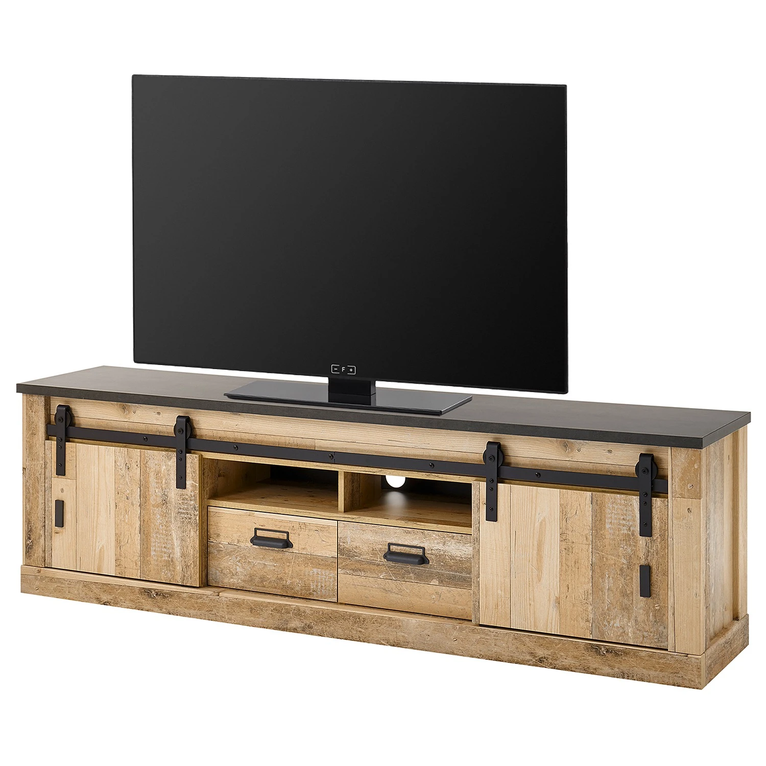 Ridgevalley Wohnwand Shutter II (3-teilig) - Eiche Dekor 7 Ridgevalley Wohnwand Shutter II (3-teilig) - Eiche Dekor – Bild 7