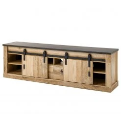 Ridgevalley Wohnwand Shutter II (3-teilig) - Eiche Dekor 23 Ridgevalley Wohnwand Shutter II (3-teilig) - Eiche Dekor -Wohnzimmermöbel boutique en ligne 1000348730 220505 031 DETAILS P000000001000348730