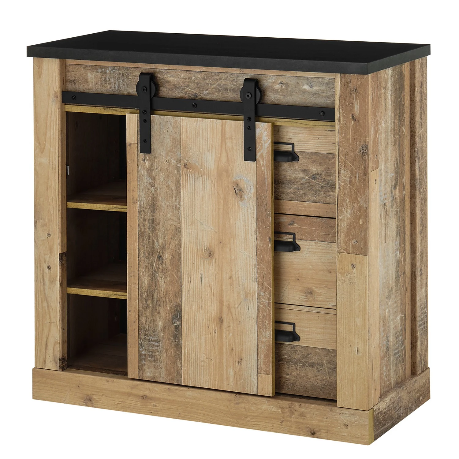 Ridgevalley Wohnwand Shutter II (3-teilig) - Eiche Dekor 11 Ridgevalley Wohnwand Shutter II (3-teilig) - Eiche Dekor – Bild 11