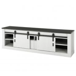 Ridgevalley Wohnwand Shutter V (3-teilig) - Pinie Weiß Dekor -Wohnzimmermöbel boutique en ligne 1000348733 220505 045 DETAILS P000000001000348733