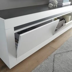 Loftscape TV-Lowboard Accra II - Weiß / Anthrazit -Wohnzimmermöbel boutique en ligne 1000348828 220506 032 DETAILS P000000001000348828