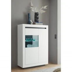 Loftscape Wohnwand Accra II (4-teilig) - Weiß / Anthrazit 28 Loftscape Wohnwand Accra II (4-teilig) - Weiß / Anthrazit -Wohnzimmermöbel boutique en ligne 1000348833 220506 023 MOOD DETAILS P000000001000348833 mood