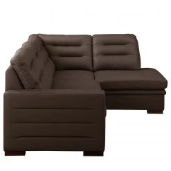 Loftscape Ecksofa Pitalito - Echtleder Maer: Dunkelbraun - Ottomane davorstehend rechts -Wohnzimmermöbel boutique en ligne 1000349696 220517 070 DETAILS P000000001000349696