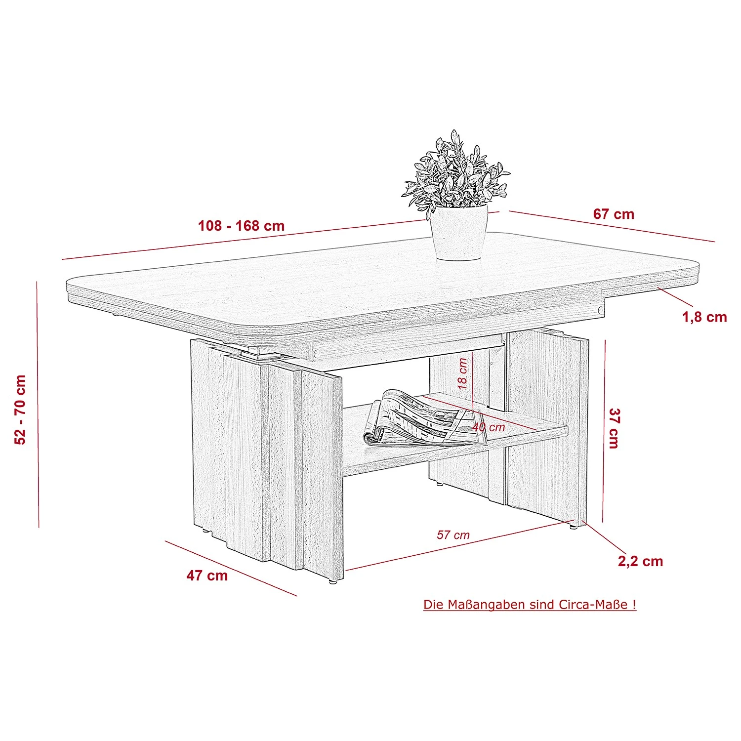 Loftscape Couchtisch Pohang - Buche Dekor 3 Loftscape Couchtisch Pohang - Buche Dekor – Bild 3