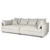 Studio Copenhagen 3-Sitzer Bigsofa ALON cosy - Webstoff Raya: Silber