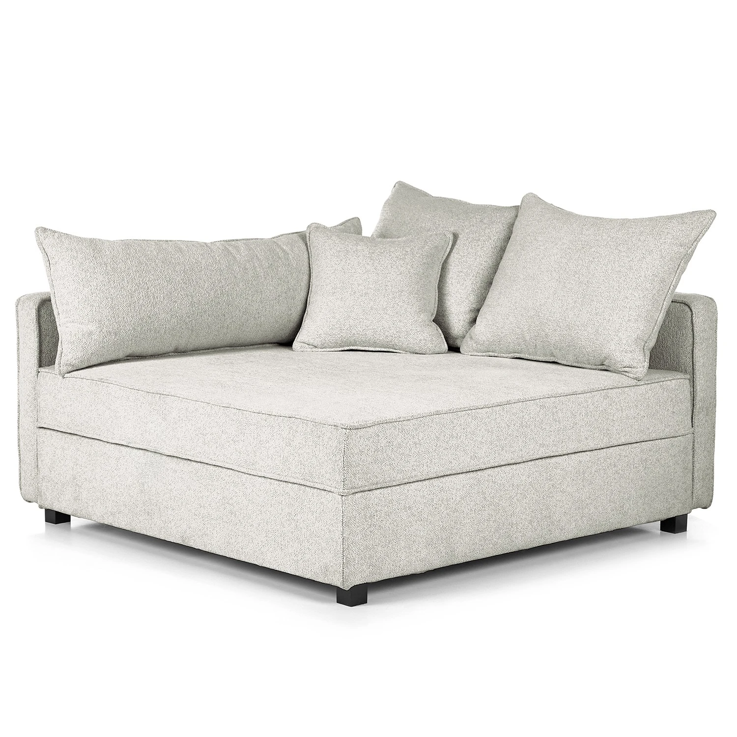 Studio Copenhagen 3-Sitzer Bigsofa ALON cosy - Webstoff Raya: Silber 2 Studio Copenhagen 3-Sitzer Bigsofa ALON cosy - Webstoff Raya: Silber – Bild 2