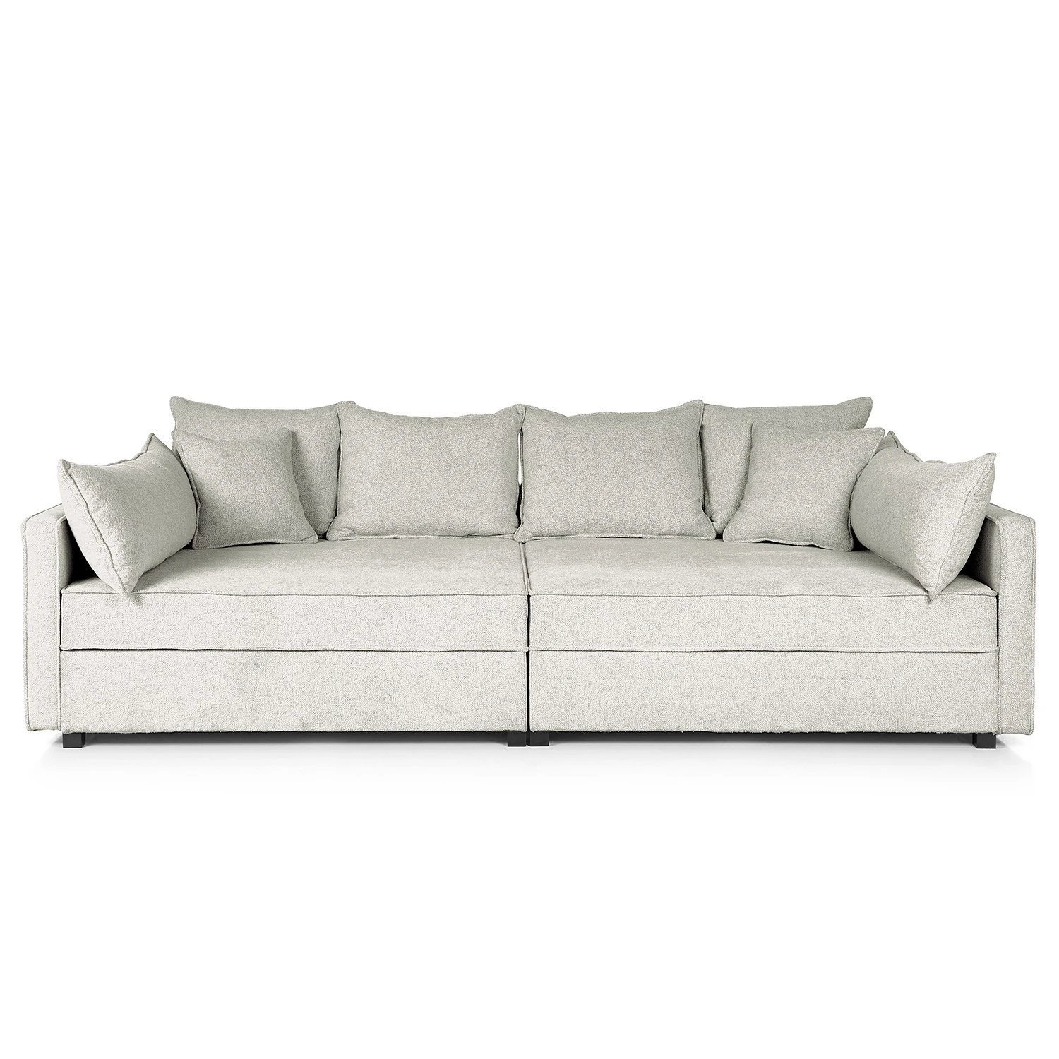 Studio Copenhagen 3-Sitzer Bigsofa ALON cosy - Webstoff Raya: Silber 9 Studio Copenhagen 3-Sitzer Bigsofa ALON cosy - Webstoff Raya: Silber – Bild 9