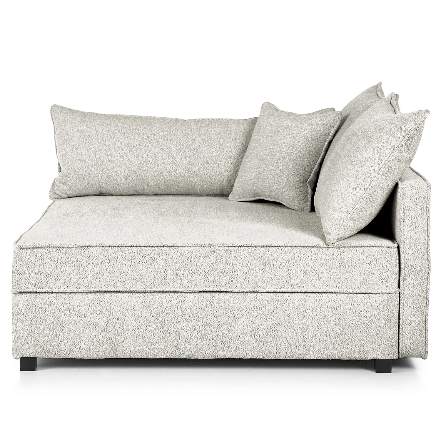 Studio Copenhagen 3-Sitzer Bigsofa ALON cosy - Webstoff Raya: Silber 12 Studio Copenhagen 3-Sitzer Bigsofa ALON cosy - Webstoff Raya: Silber – Bild 12
