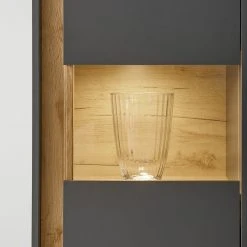 Norrwood Wohnwand Olon IV (4-teilig) - Anthrazit -Wohnzimmermöbel boutique en ligne 1000350323 220517 040 DETAILS P000000001000350323