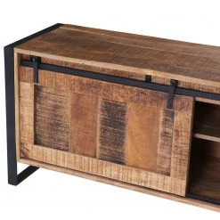 Red Living TV-Lowboard Toleos - Mango sägerau massiv / Eisen - Mangoholz / Schwarz 18 Red Living TV-Lowboard Toleos - Mango sägerau massiv / Eisen - Mangoholz / Schwarz -Wohnzimmermöbel boutique en ligne 1000352071 220520 035 DETAILS P000000001000352071