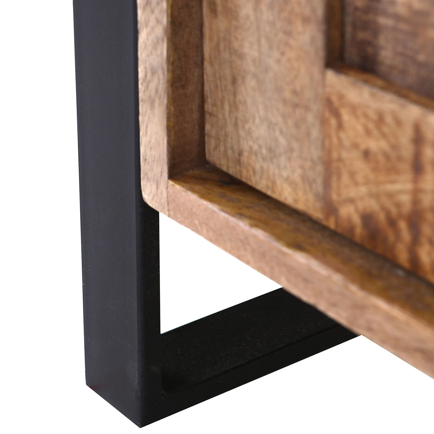 Red Living Couchtische Toleos - Mango sägerau massiv / Eisen - Mangoholz / Schwarz 7 Red Living Couchtische Toleos - Mango sägerau massiv / Eisen - Mangoholz / Schwarz – Bild 7