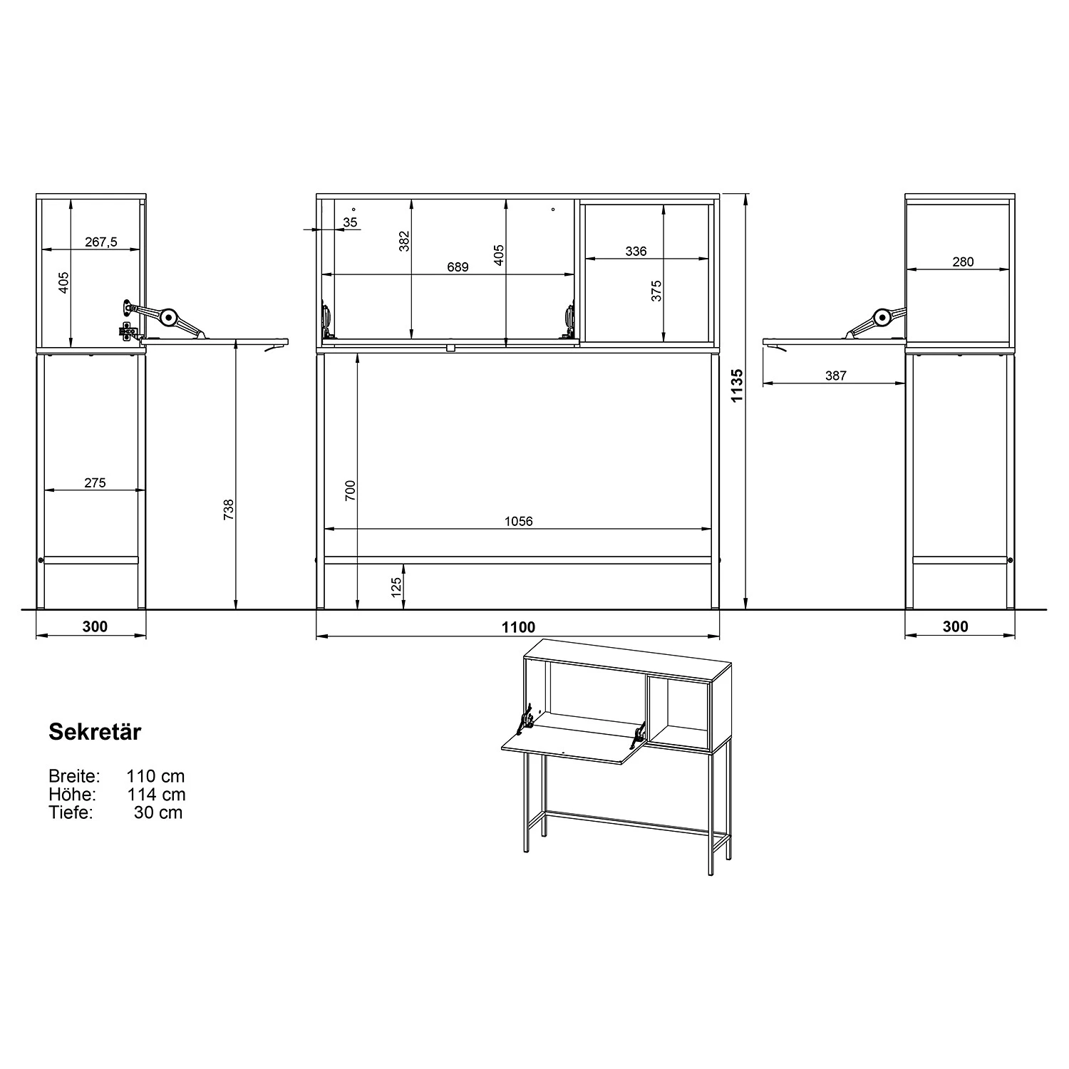 Germania Konsolentisch Wigston - Kaschmir 11 Germania Konsolentisch Wigston - Kaschmir – Bild 11