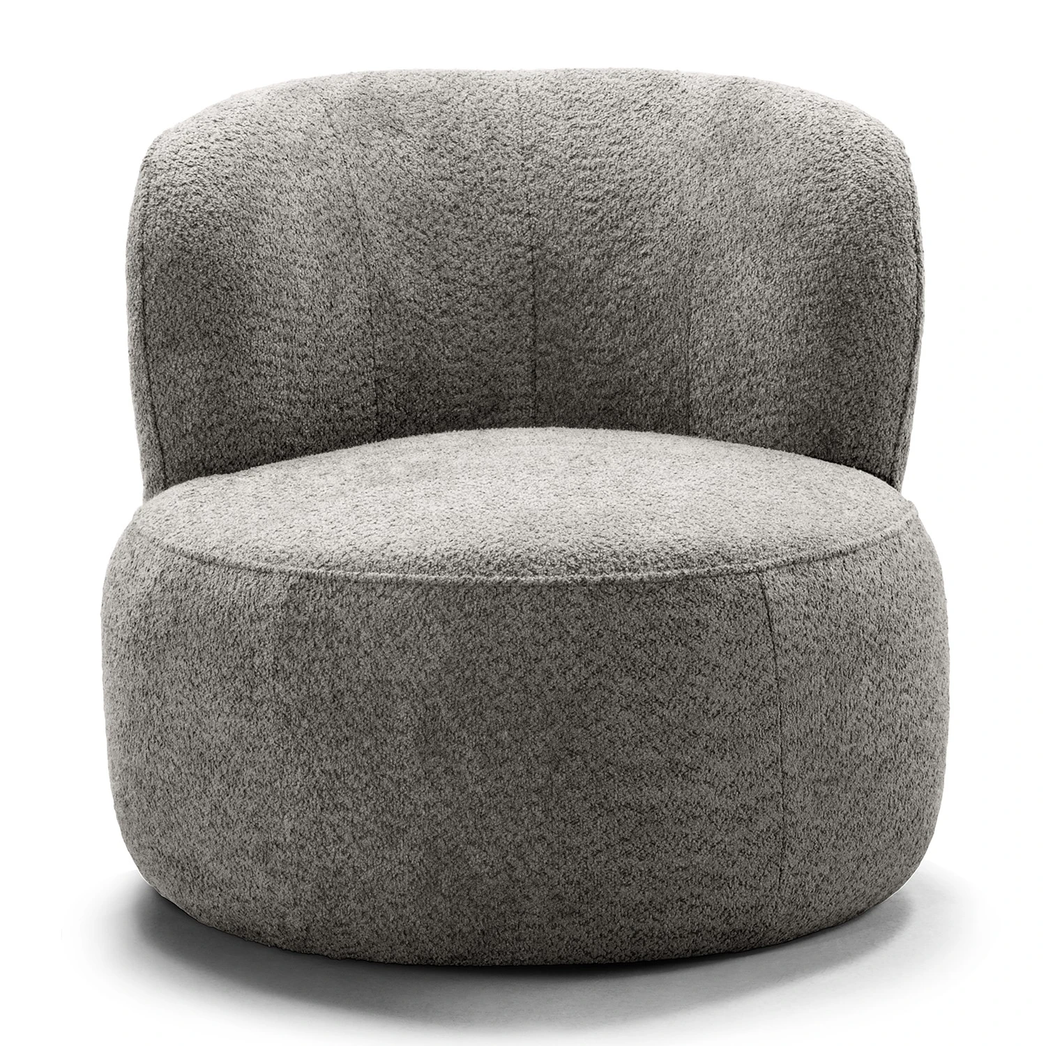 Loftscape Sessel Union - Chenille Cady: Hellgrau - Ohne Hocker 2 Loftscape Sessel Union - Chenille Cady: Hellgrau - Ohne Hocker – Bild 2