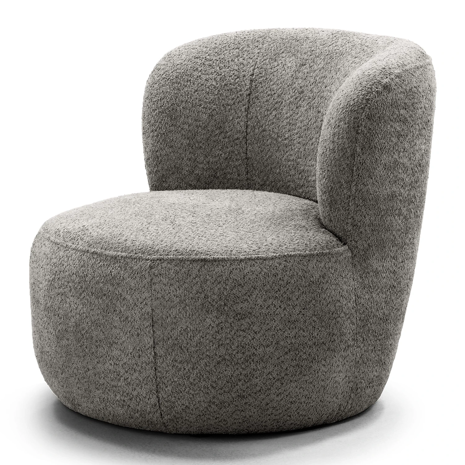 Loftscape Sessel Union - Chenille Cady: Hellgrau - Ohne Hocker 5 Loftscape Sessel Union - Chenille Cady: Hellgrau - Ohne Hocker – Bild 5