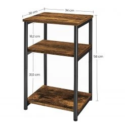 Red Living Beistelltisch Uberto II - Braun / Schwarz -Wohnzimmermöbel boutique en ligne 1000353399 220601 500 SKETCH DETAILS P000000001000353399 sketch