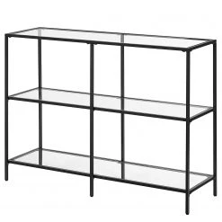 Red Living Regal Poygan I - Glas / Metall - Schwarz