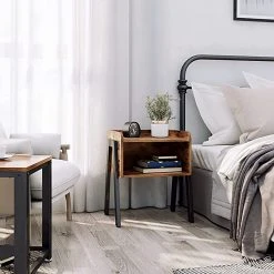 Red Living Beistelltisch Leesville III - Braun / Schwarz -Wohnzimmermöbel boutique en ligne 1000353412 220601 022 MOOD DETAILS P000000001000353412 mood